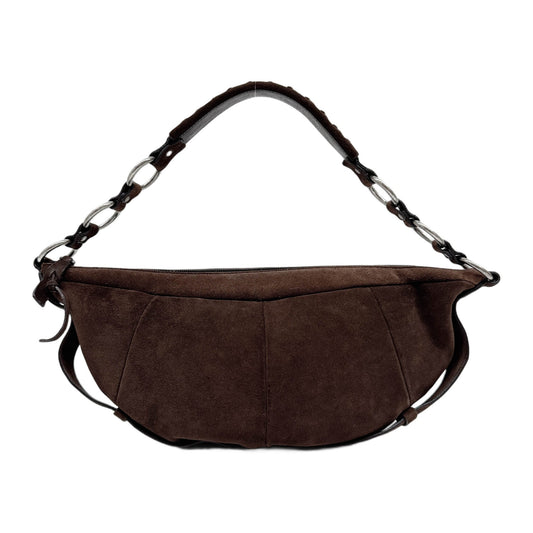 Rive Gauche Mombasa Brown Suede Shoulder Bag