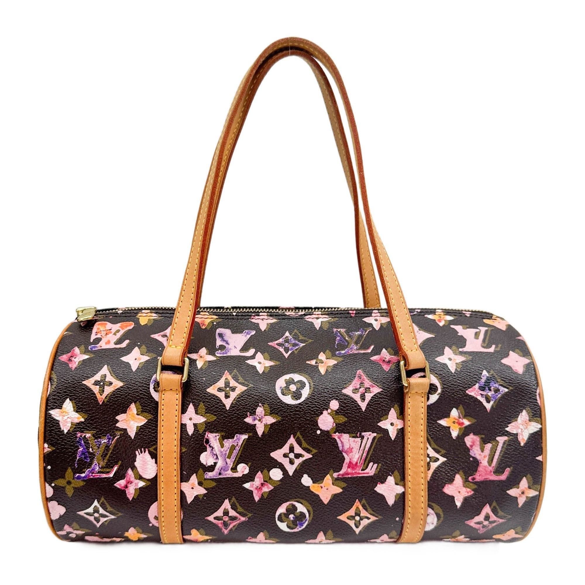 LV x Richard Prince Papillon Brown Monogram Canvas Shoulder Bag
