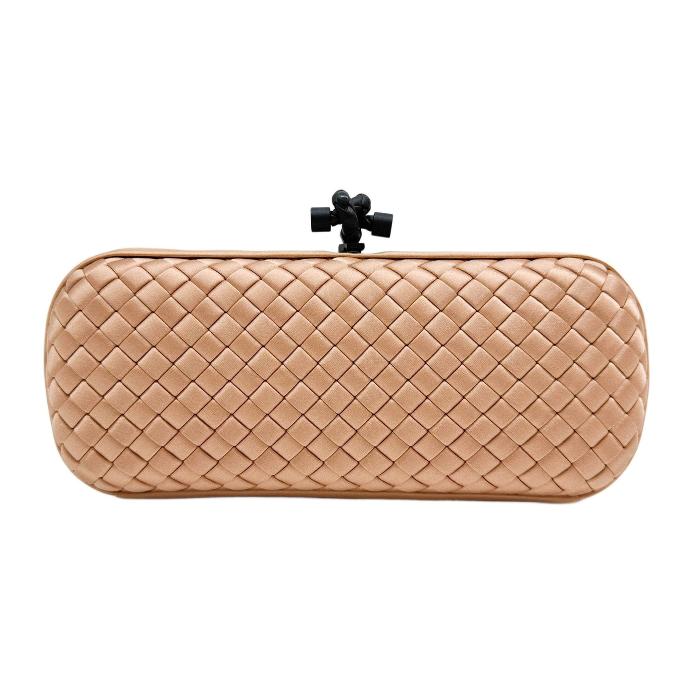 Knot Intrecciato Salmon Pink Clutch Bag
