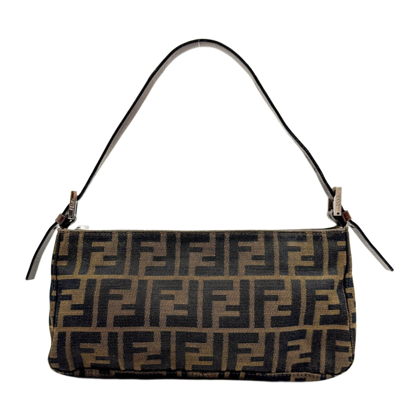 Brown Zucca Canvas Shoulder Bag