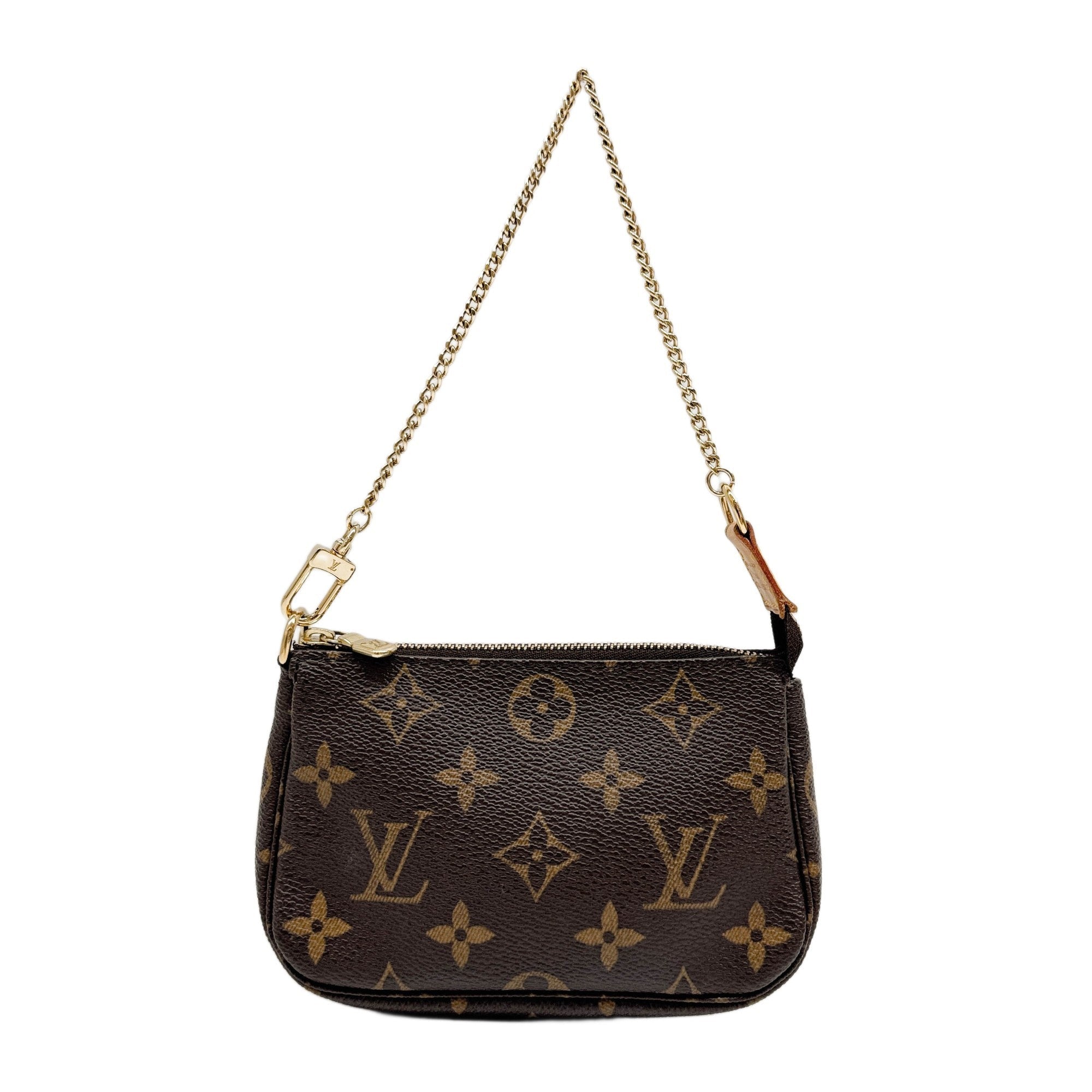 Mini Pochette Accessoire Brown Monogram Canvas Shoulder Bag