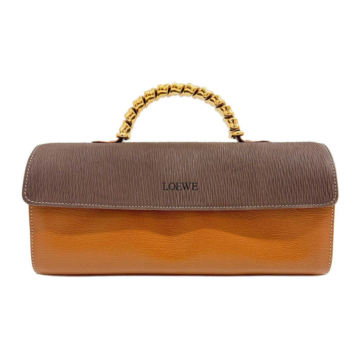 Velazquez Brown Leather Hand Bag
