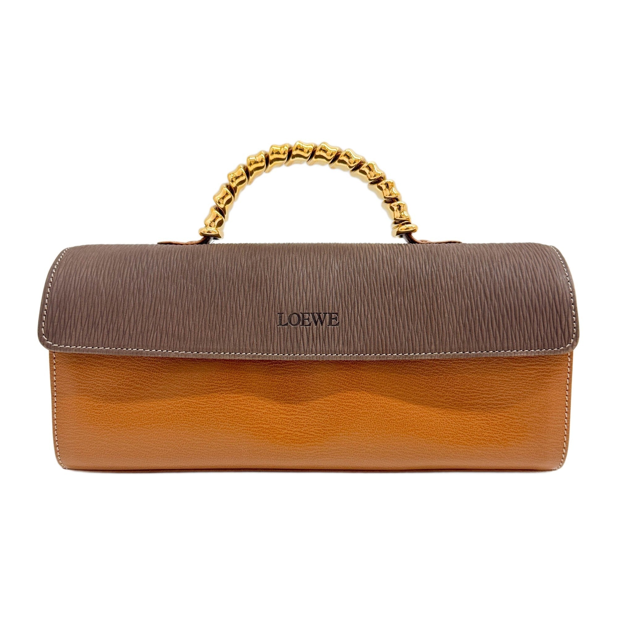Velazquez Brown Leather Hand Bag