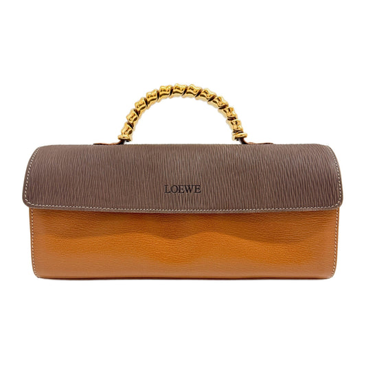 Velazquez Brown Leather Hand Bag