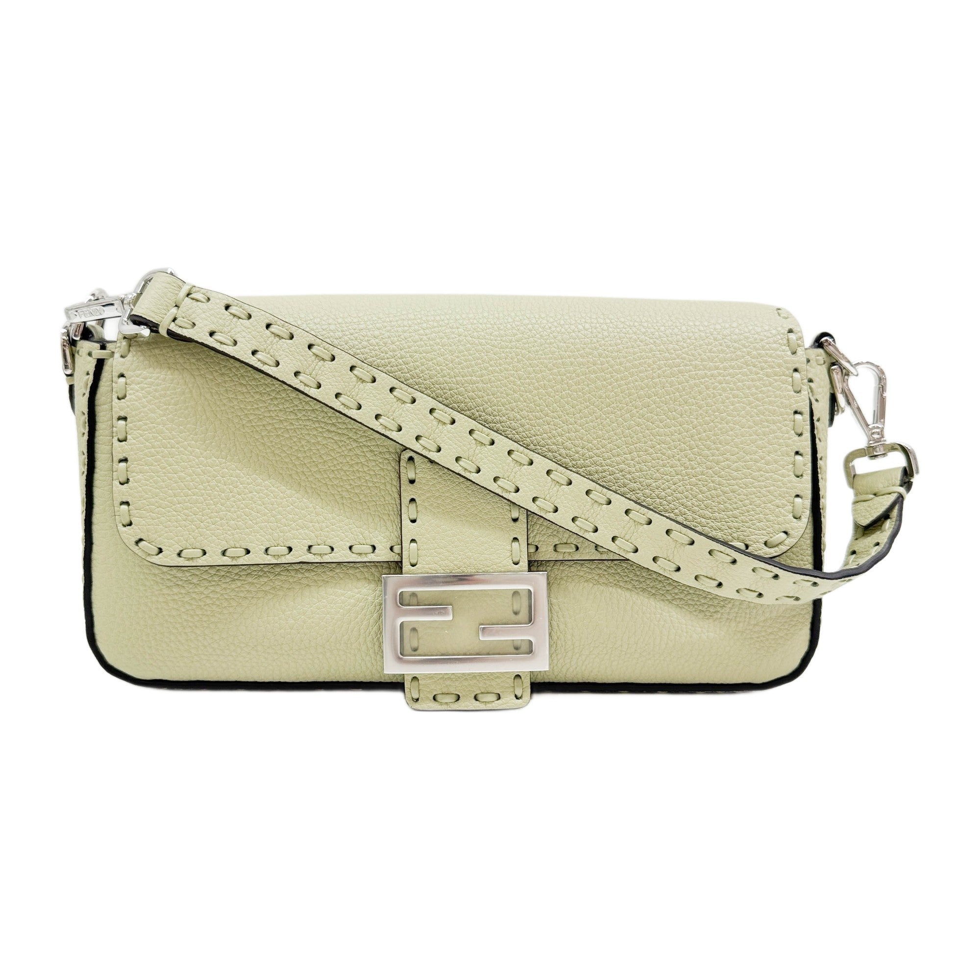 Baguette Selleria Sage Green Two Way Bag
