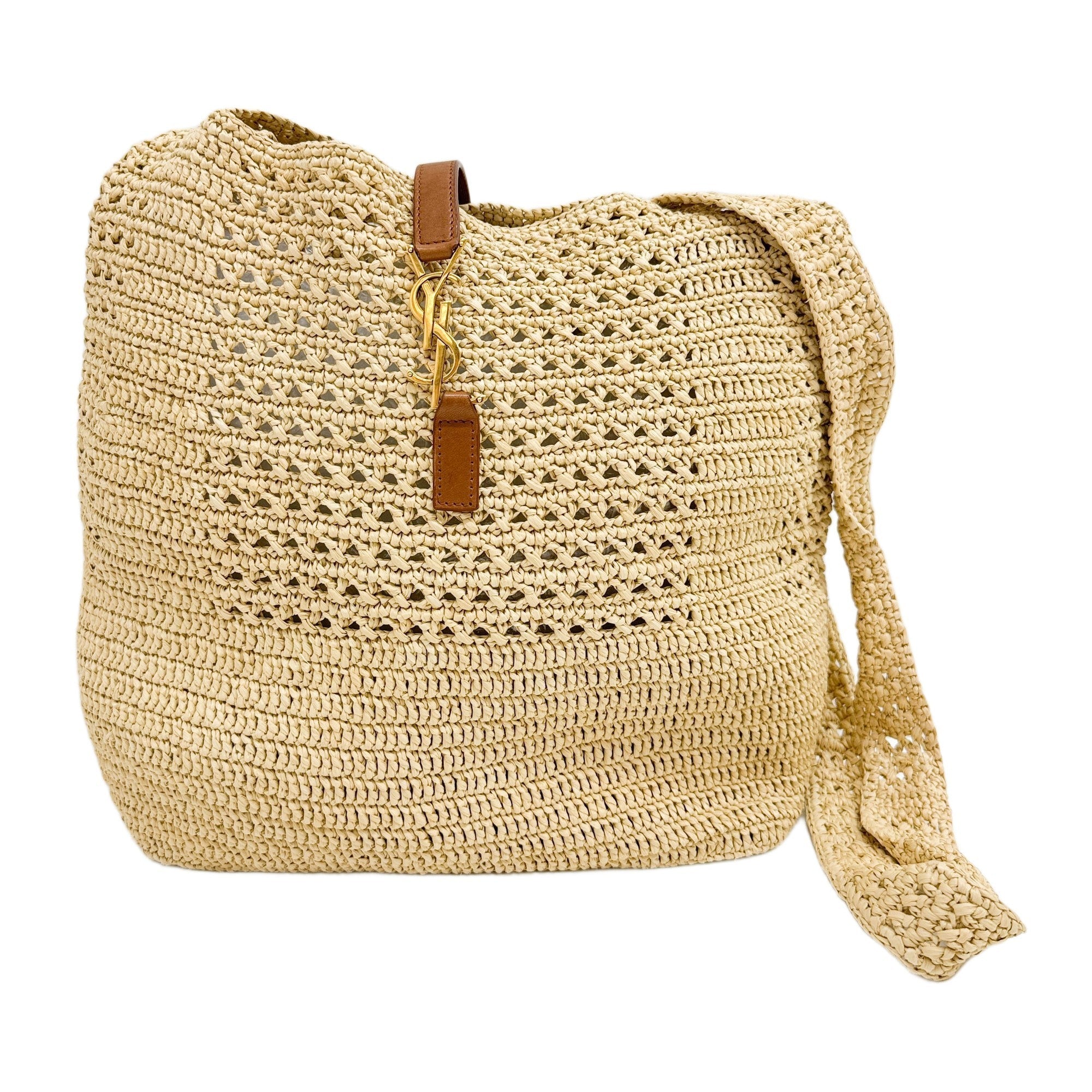 Hobo Raffia Crossbody Bag