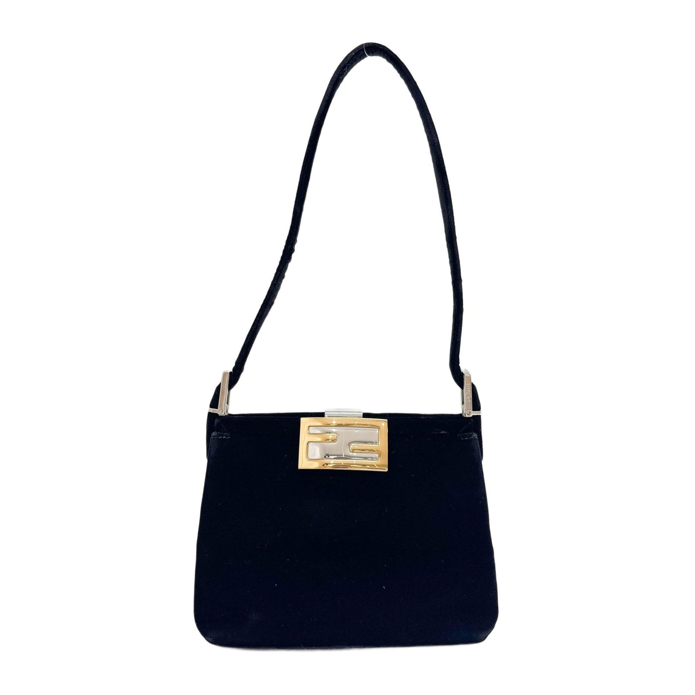 Black Velvet Shoulder Bag