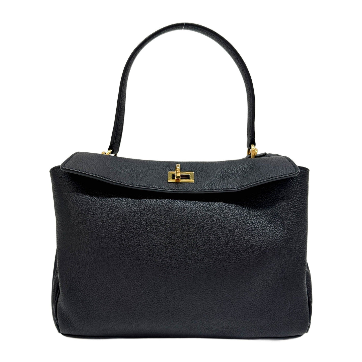 Rodeo Black Leather Two Way Bag