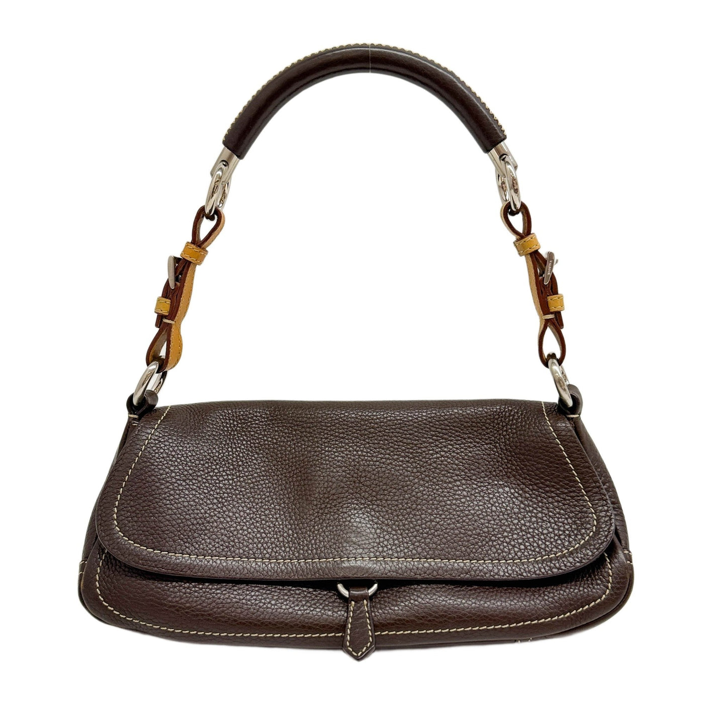 Brown Leather Shoulder Bag