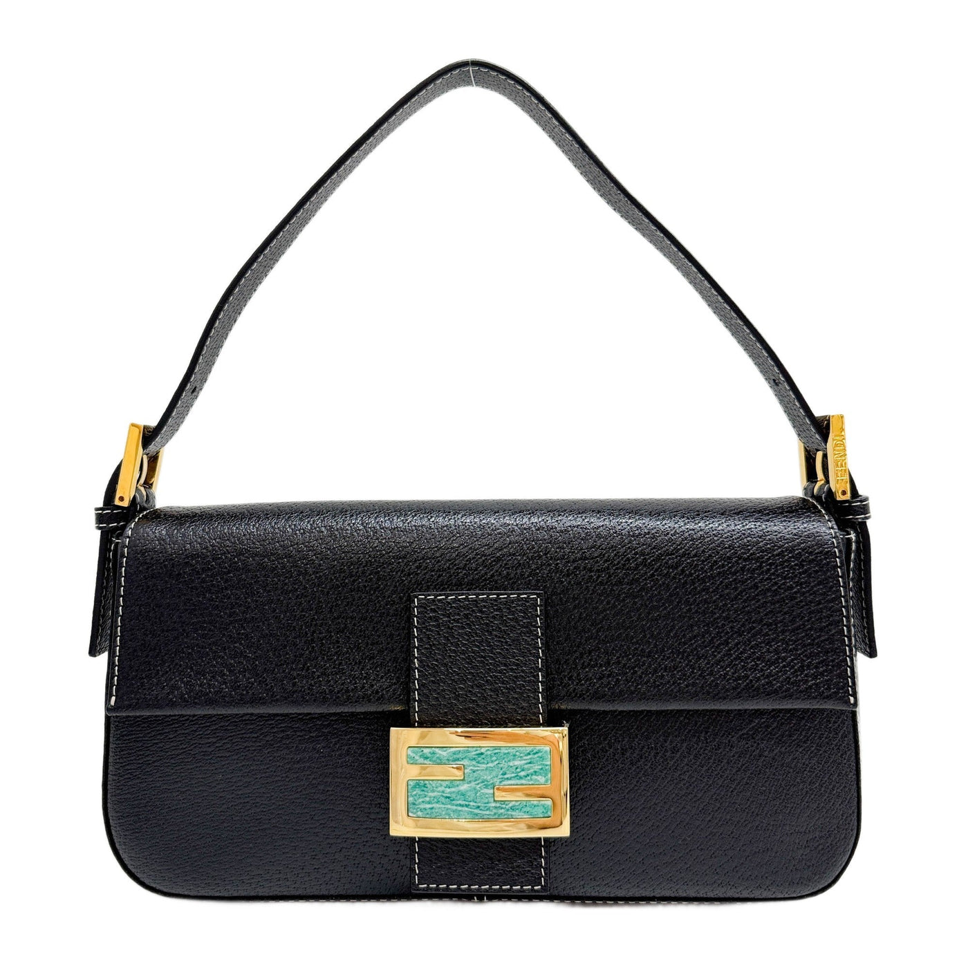 Black Leather Shoulder Bag
