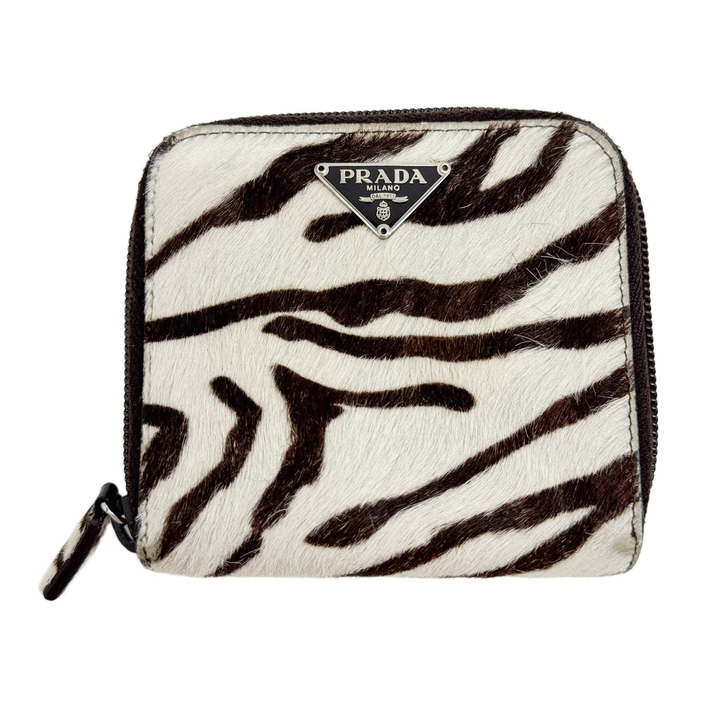 Brown Zebra Print Wallet