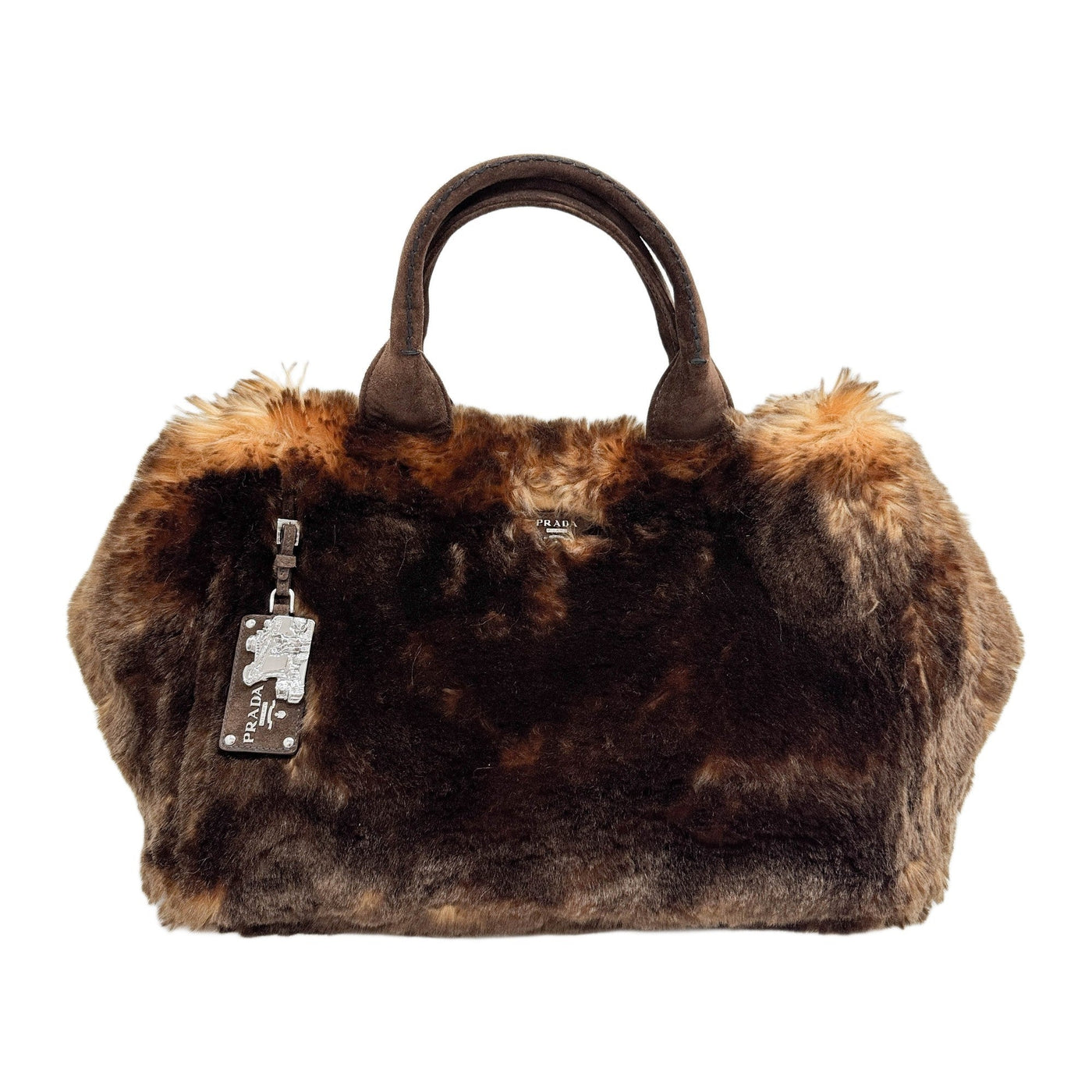 Canapa Brown Fur Hand Bag