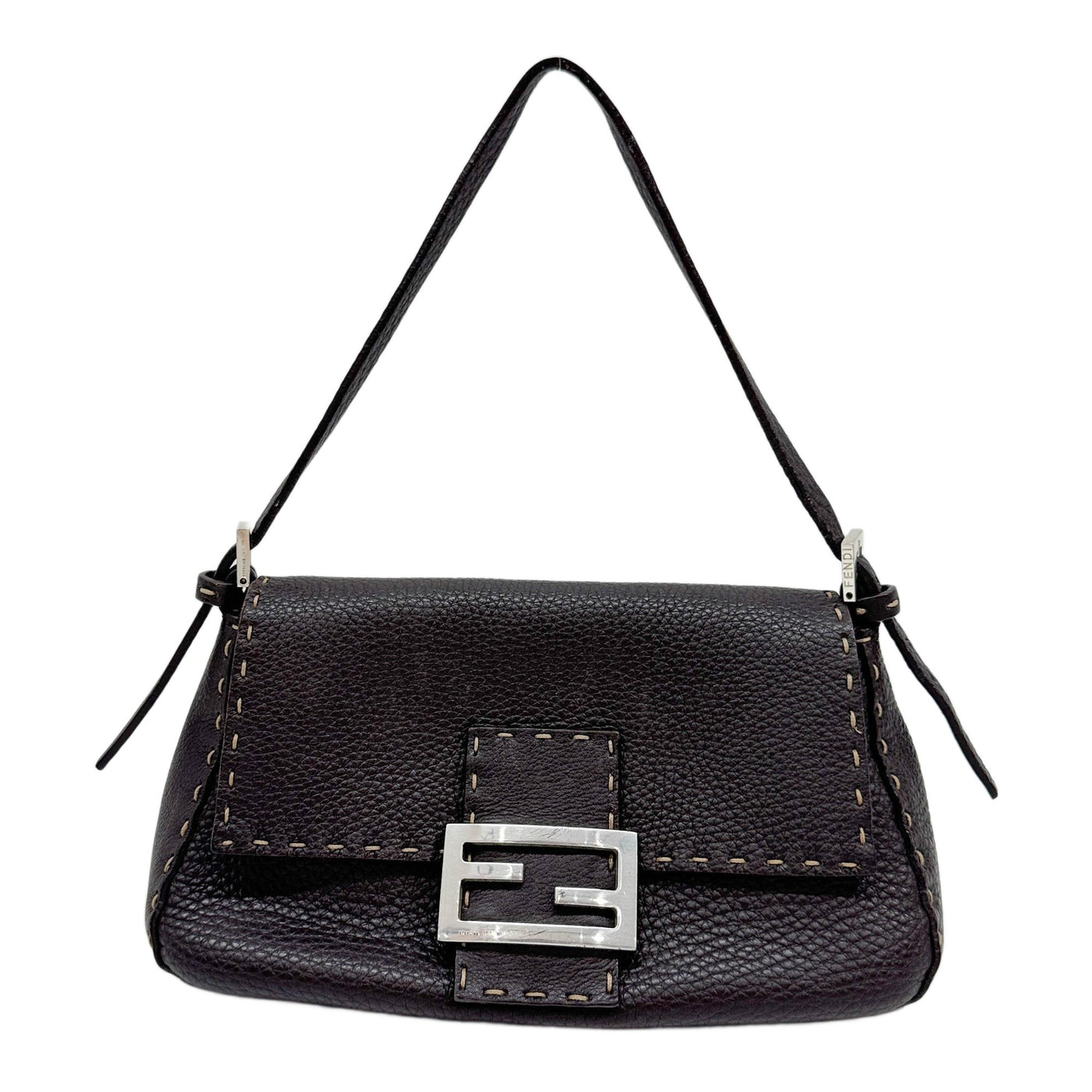 Mama Baguette Selleria Brown Leather Shoulder Bag