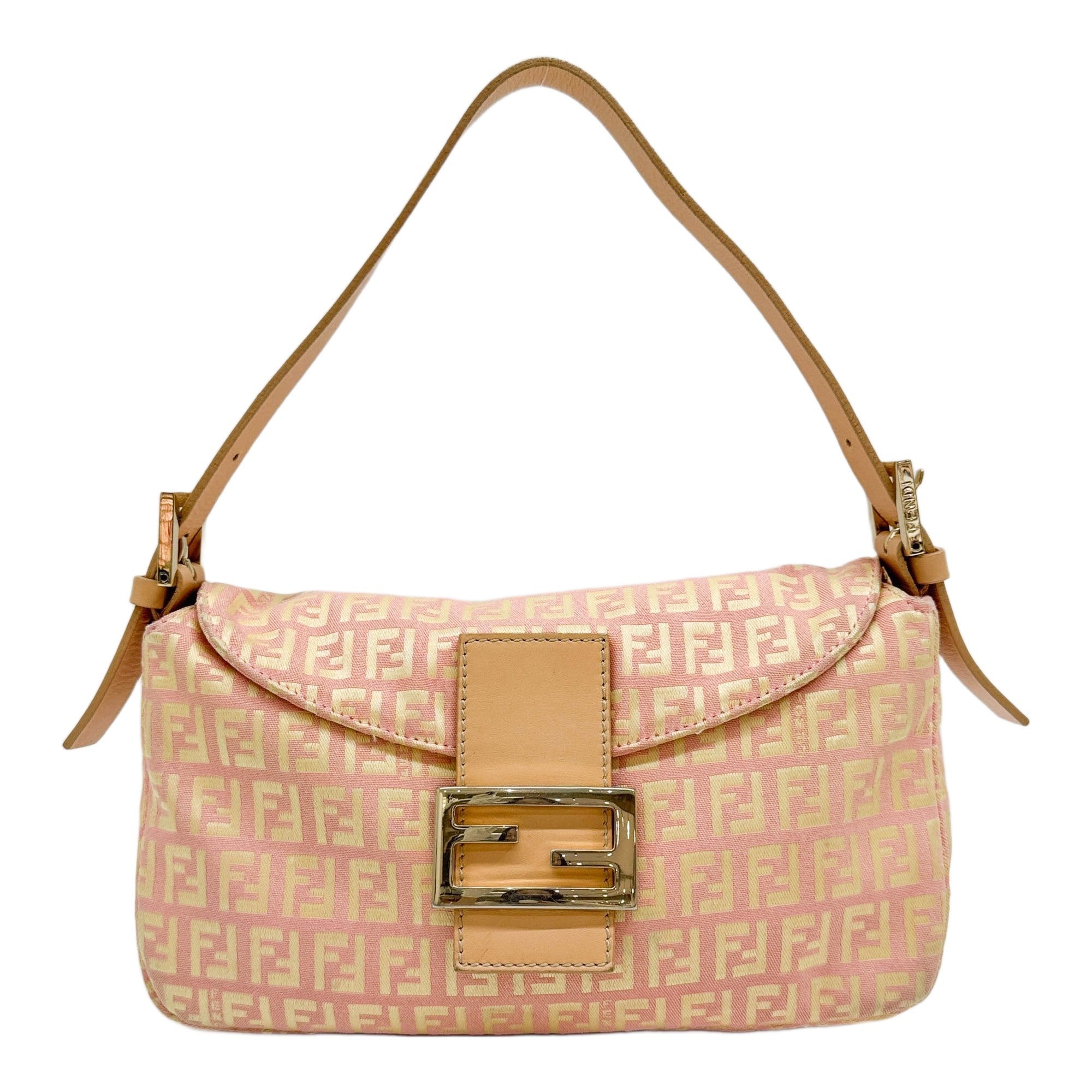 Baguette Pink Zucchino Canvas Hand Bag