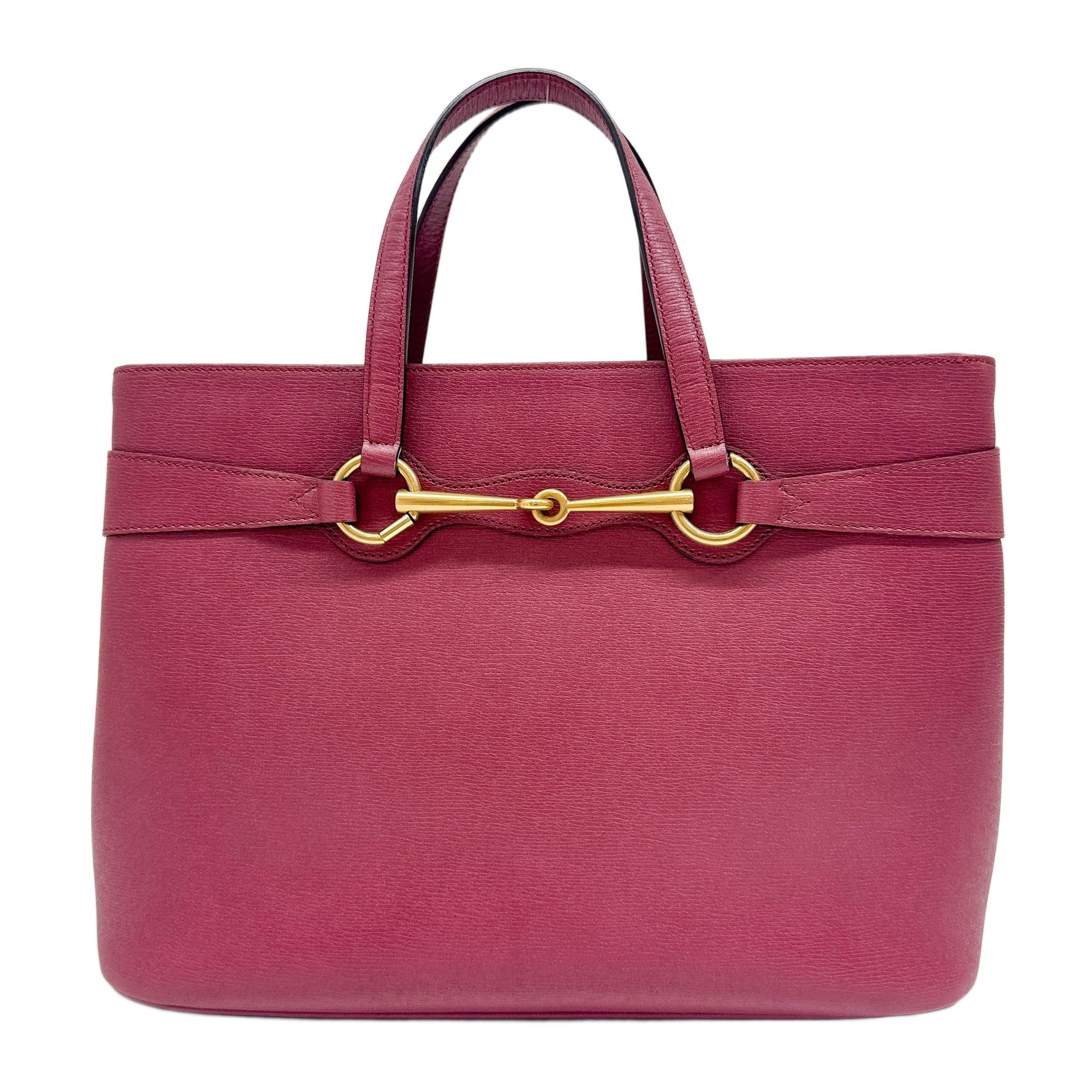 Bright Bit Rosewood Pink Leather Tote Bag