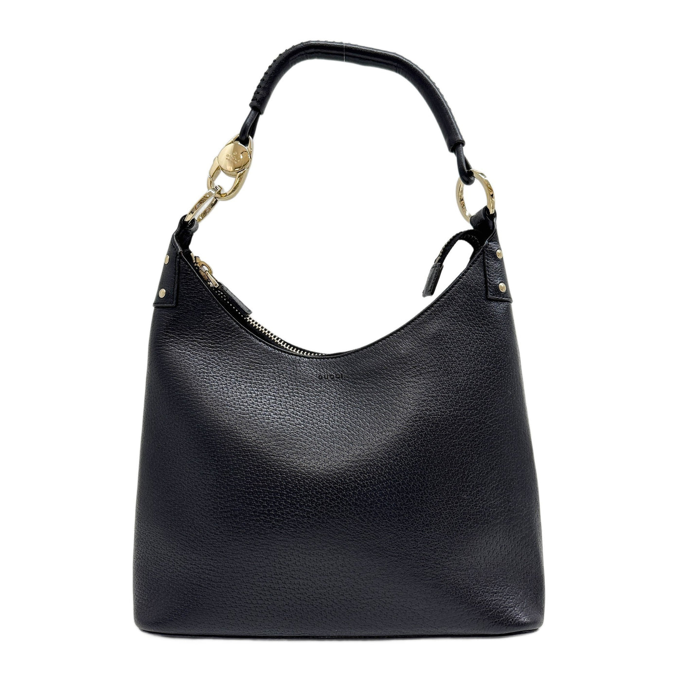 Black Leather Shoulder Bag