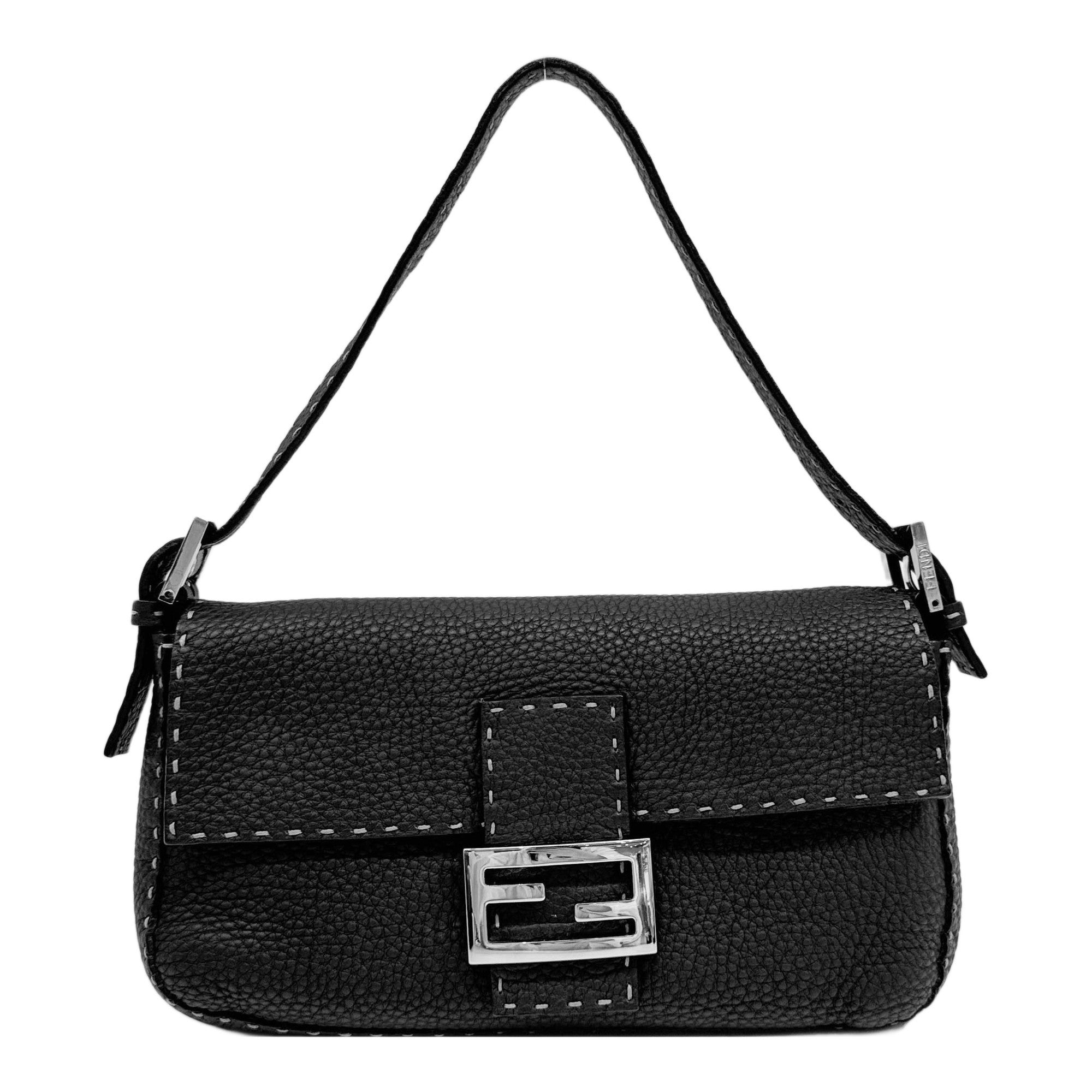 Baguette Selleria Brown Leather Shoulder Bag