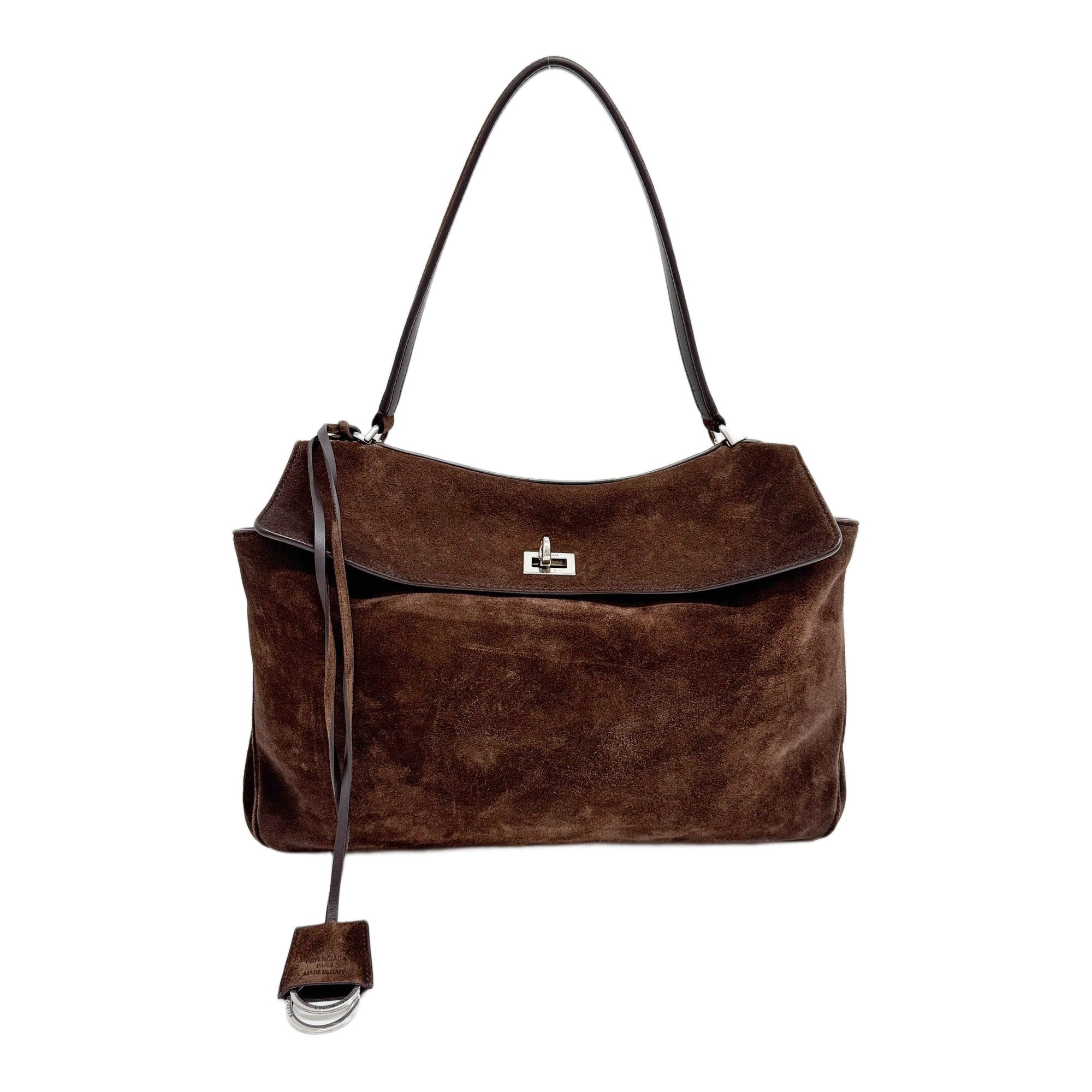Rodeo Brown Suede Handle Bag