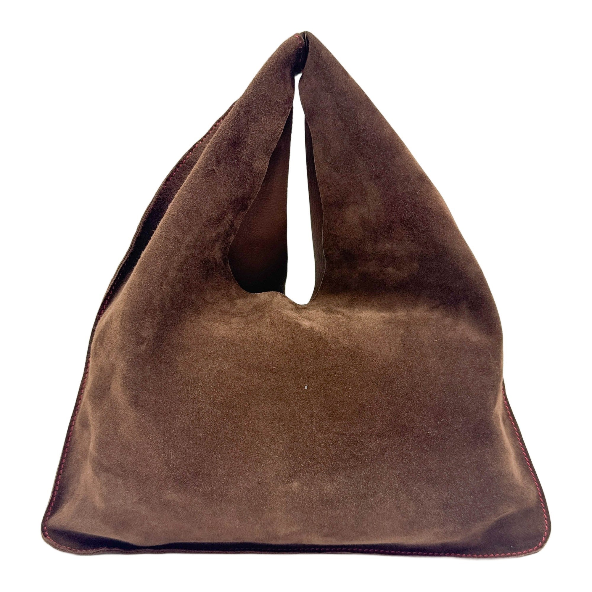 Bindle Brown Suede Hand Bag