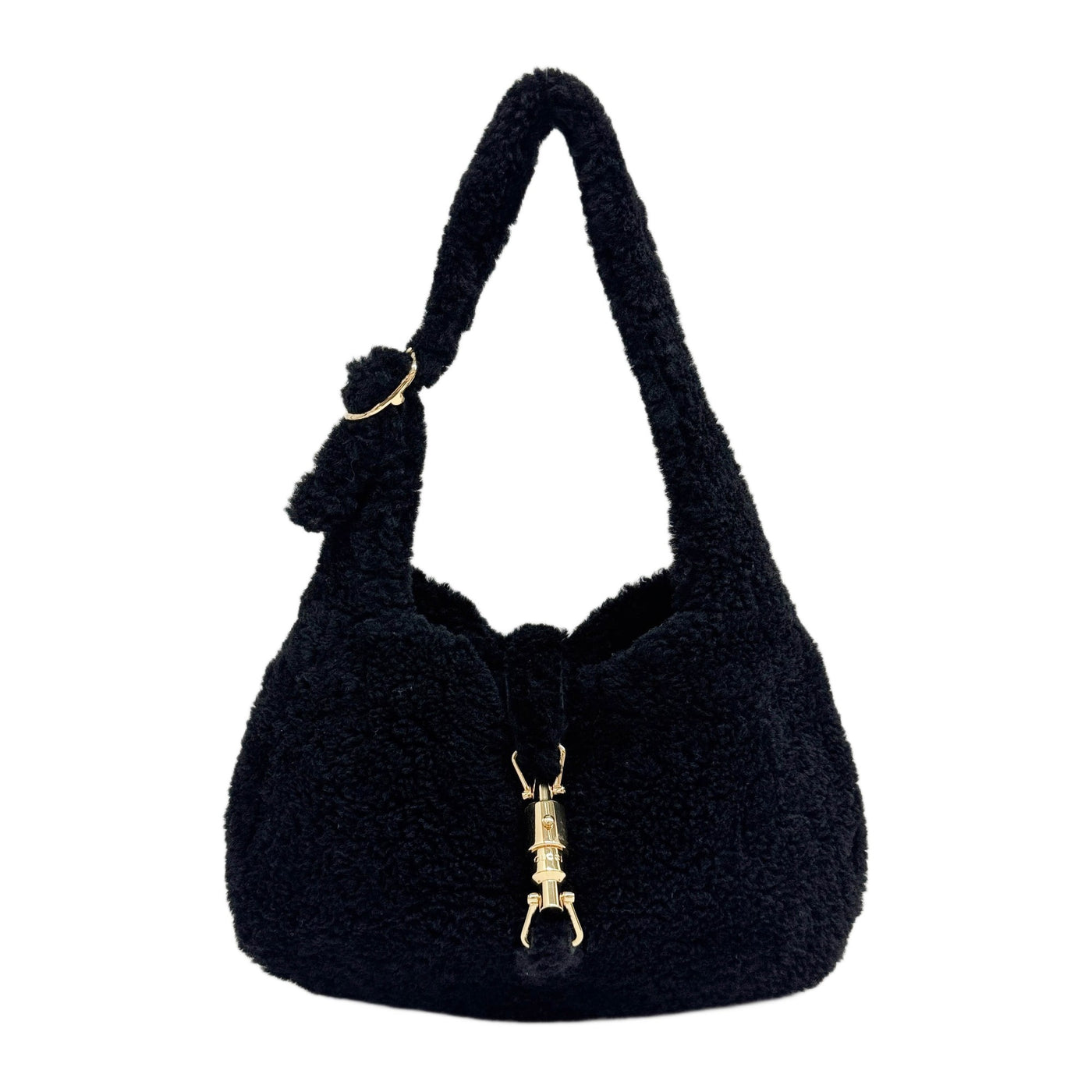Small Jackie 1961 Black Wool Shoulder Bag