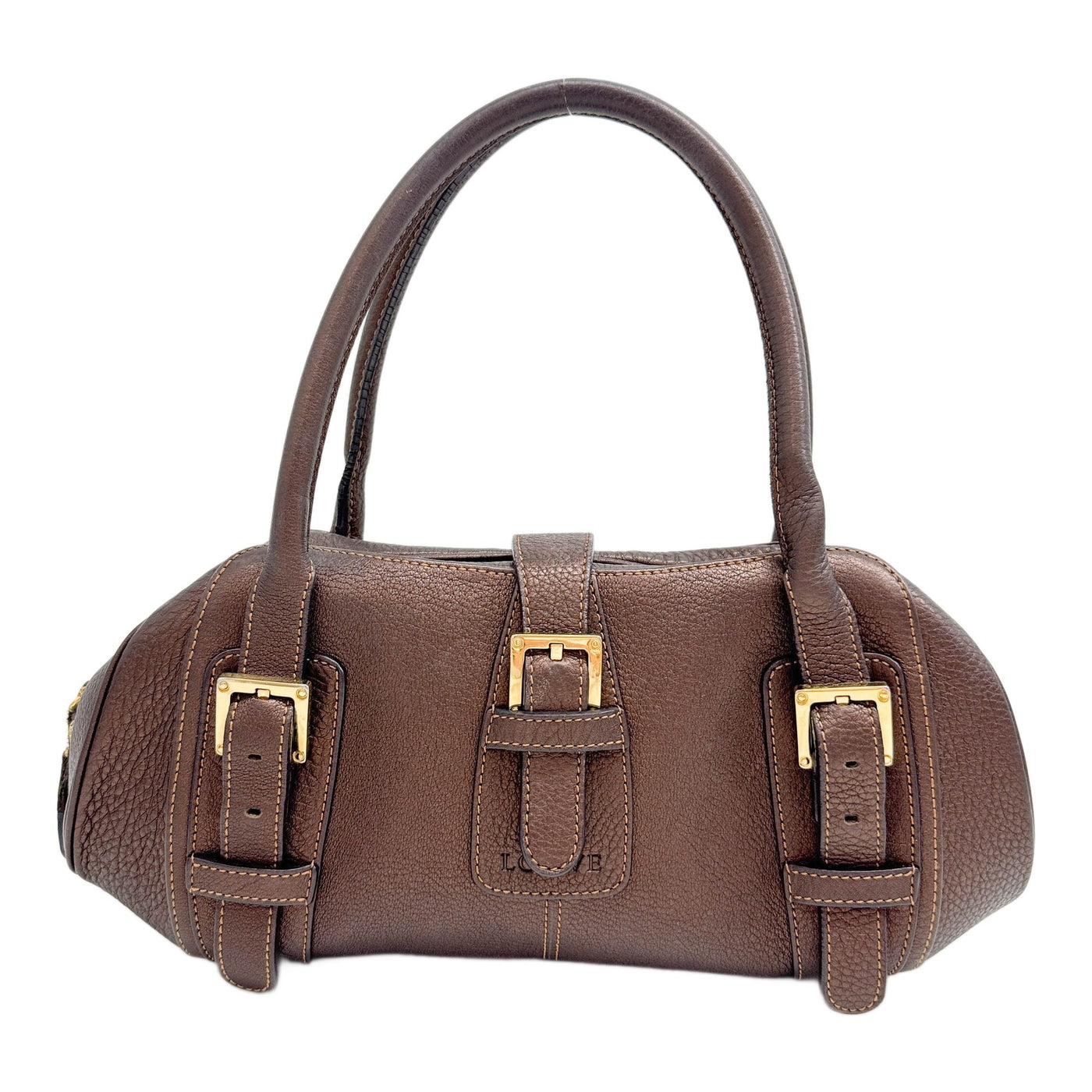 Senda Bronze Handle Bag