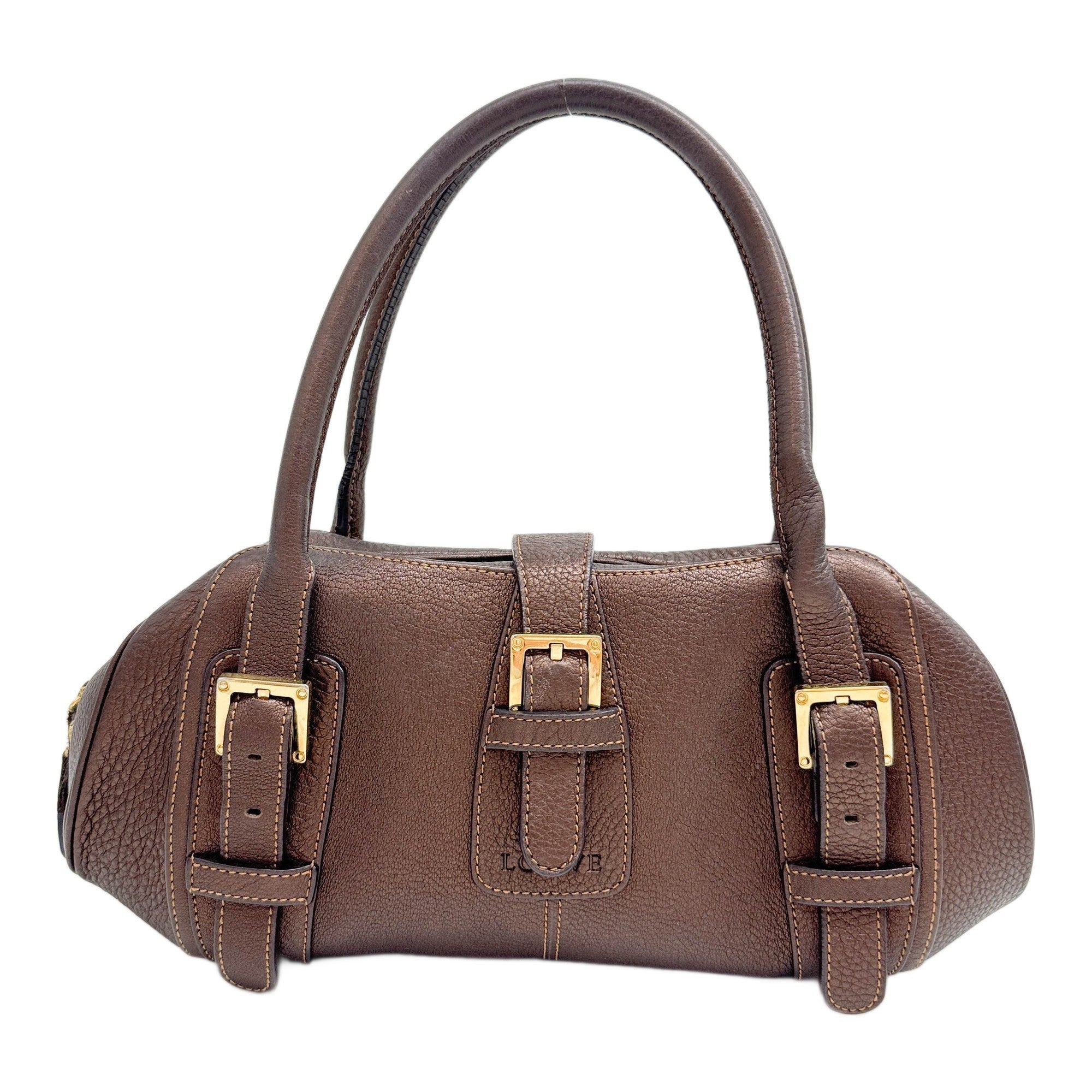Senda Bronze Handle Bag