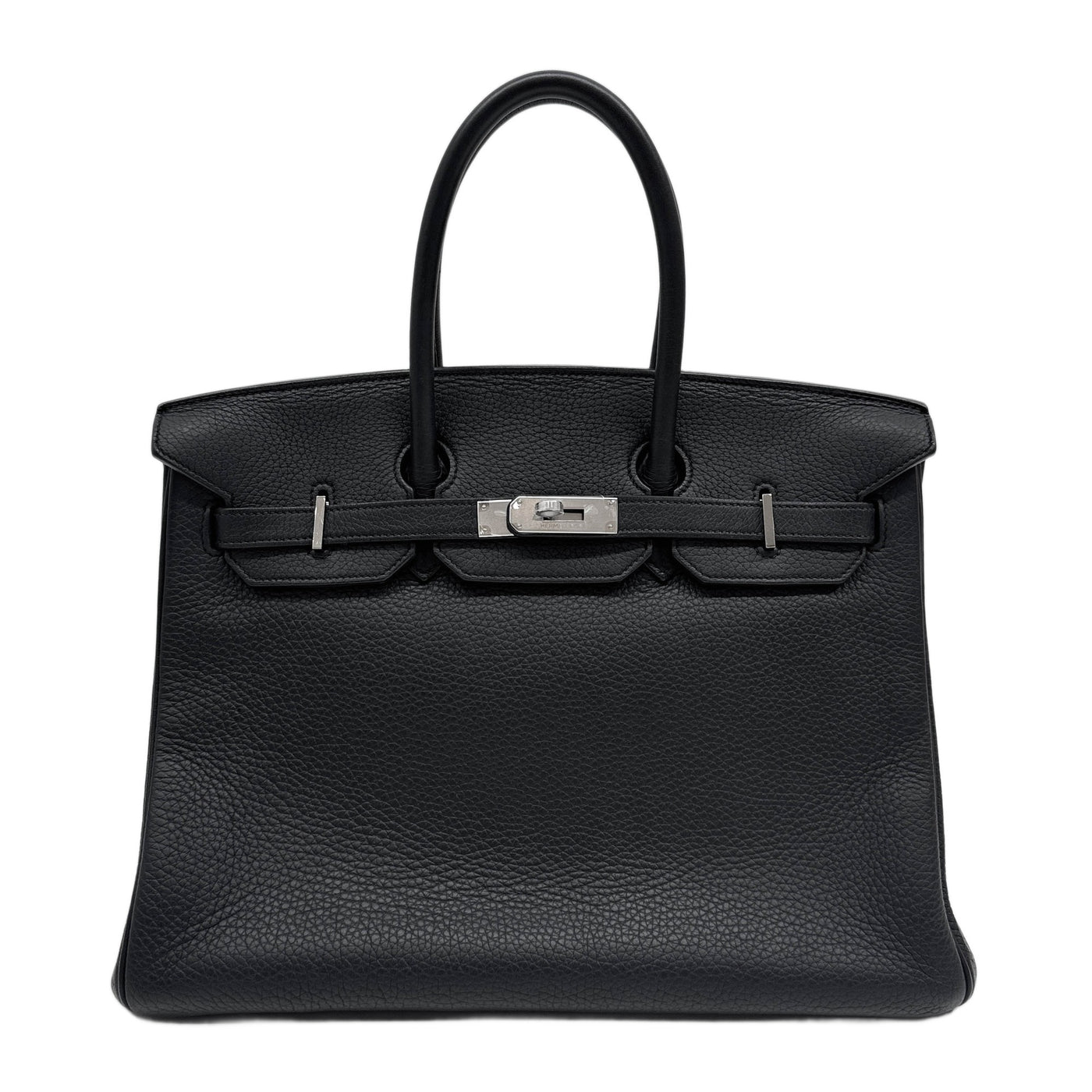Birkin 35 2011 Black Leather Hand Bag