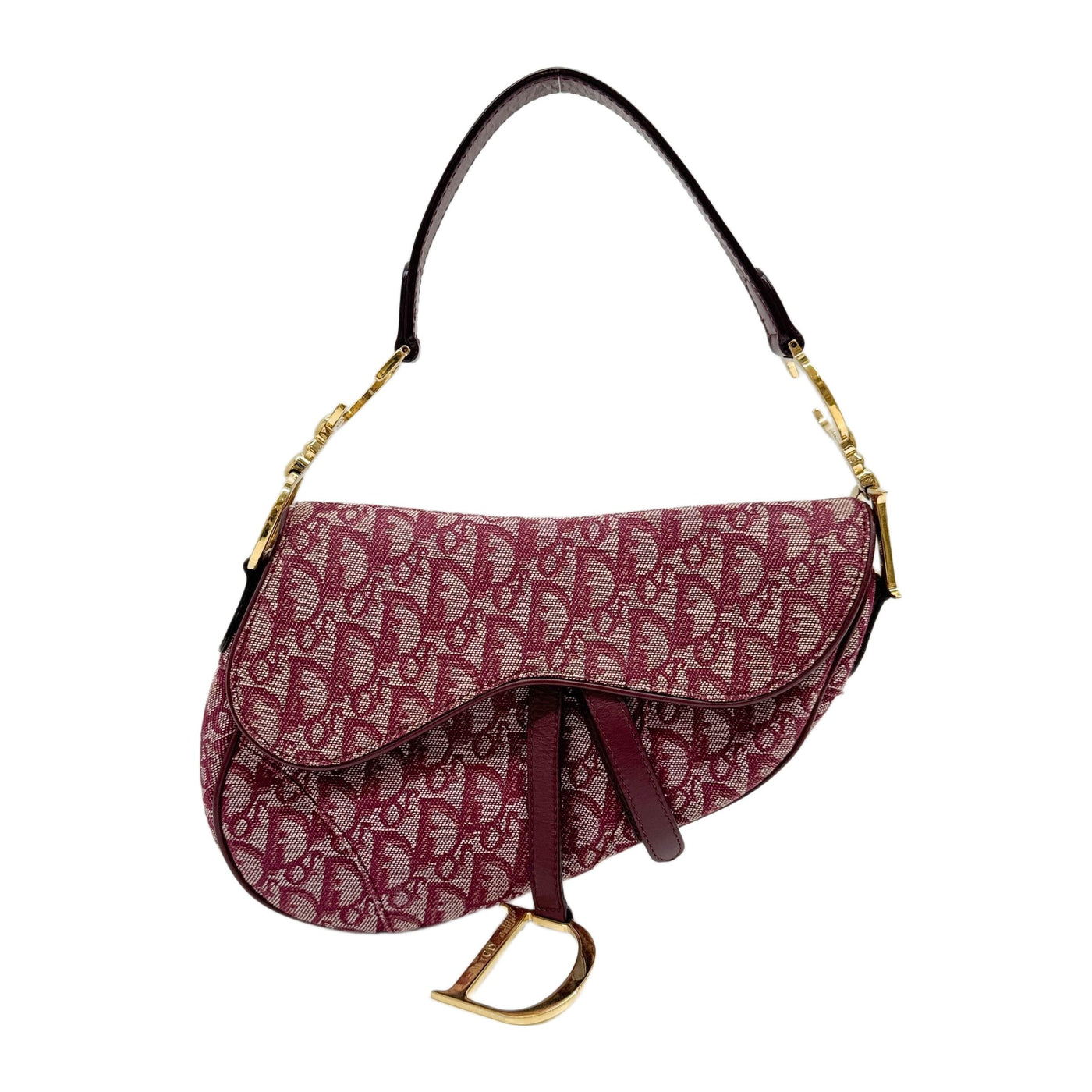 Saddle Red Trotter Canvas Shoulder Bag