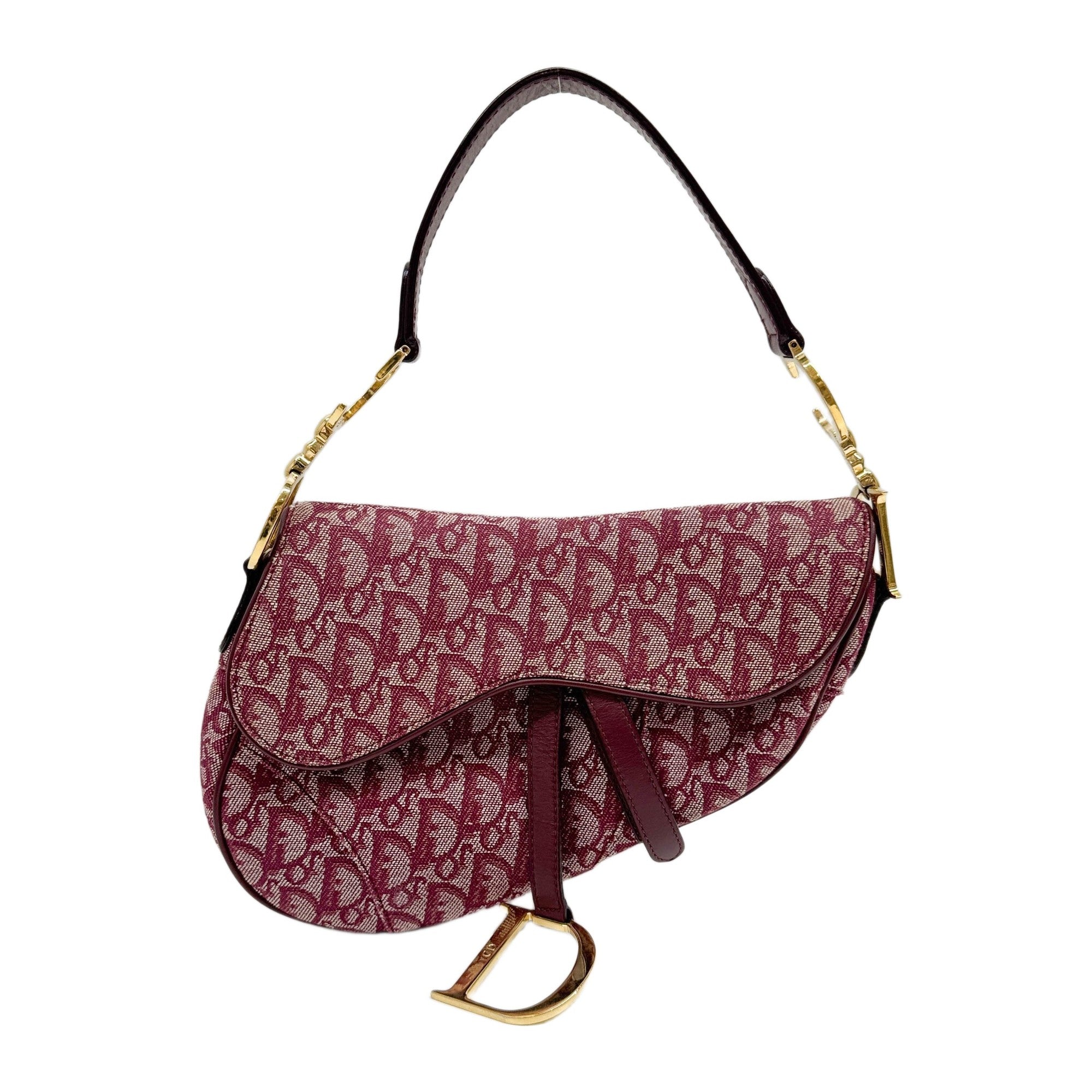 Saddle Red Trotter Canvas Shoulder Bag