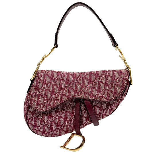Saddle Red Trotter Canvas Shoulder Bag