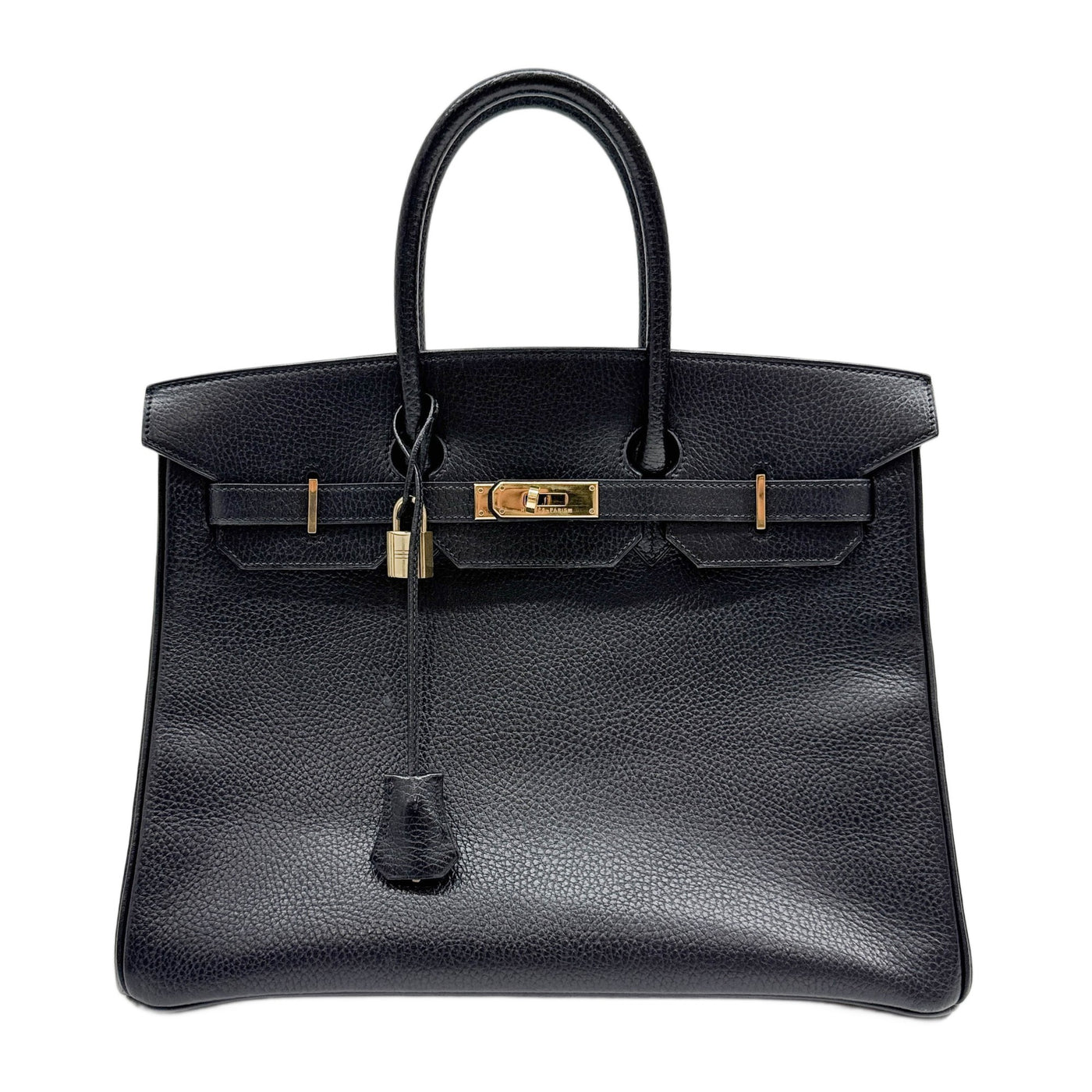 Birkin 35 1996 Black Togo Leather Handle Bag