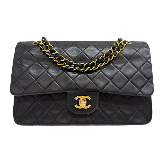 Classic Flap 1994-1996 Matelasse Black Leather Shoulder Bag