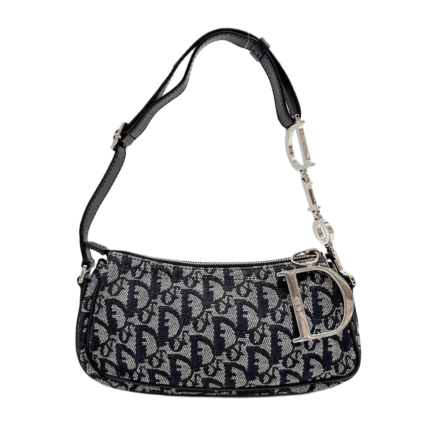 Black Trotter Canvas Shoulder Bag