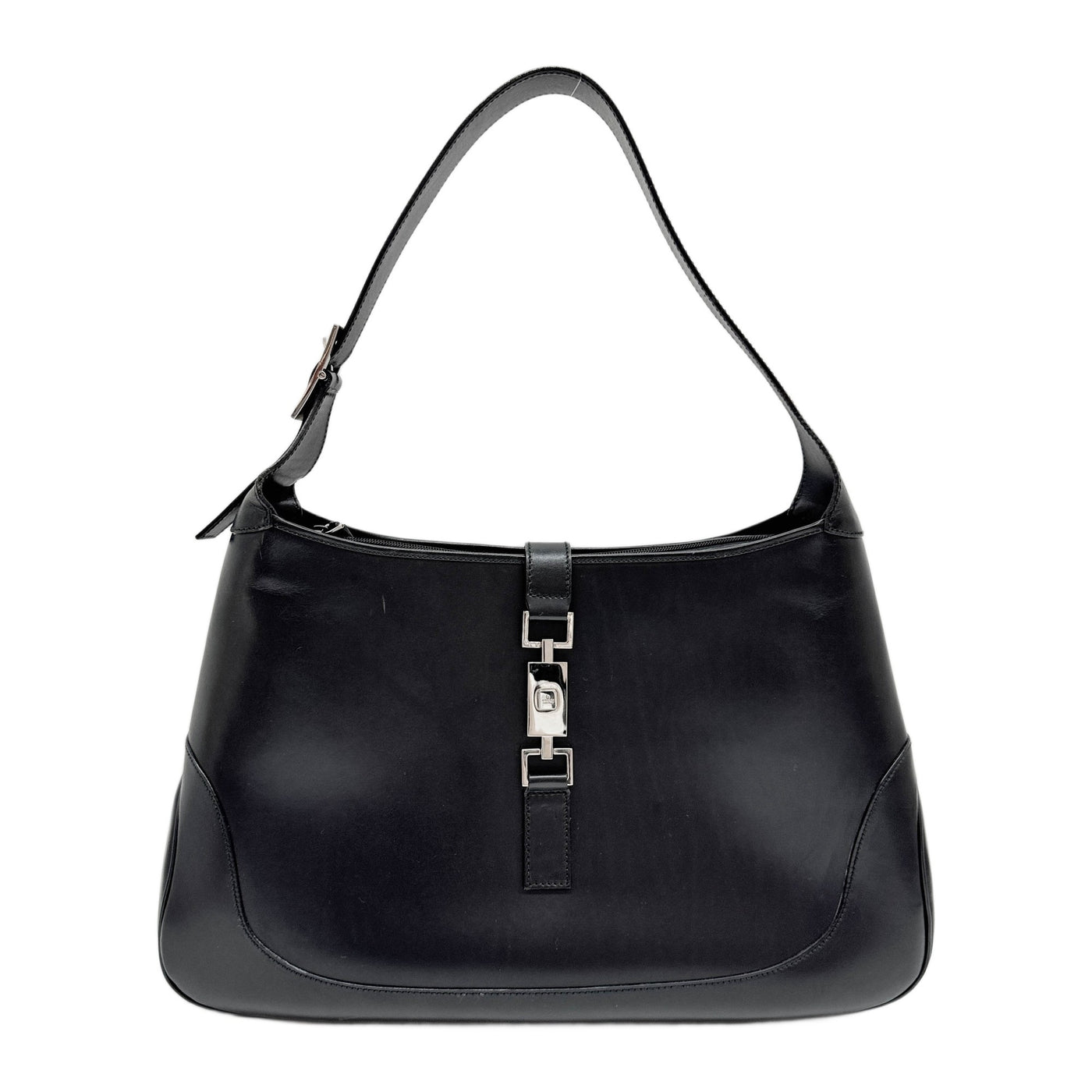 Large Jackie 1961 Black Leather Shoulder Bag