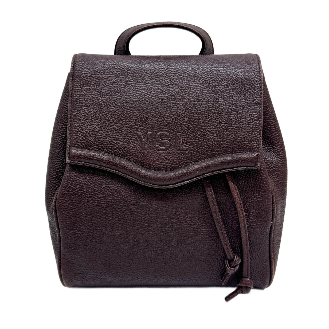 Rosewood Brown Leather Backpack