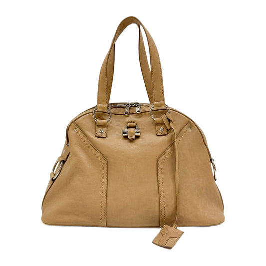 Muse Tan Leather Shoulder Bag