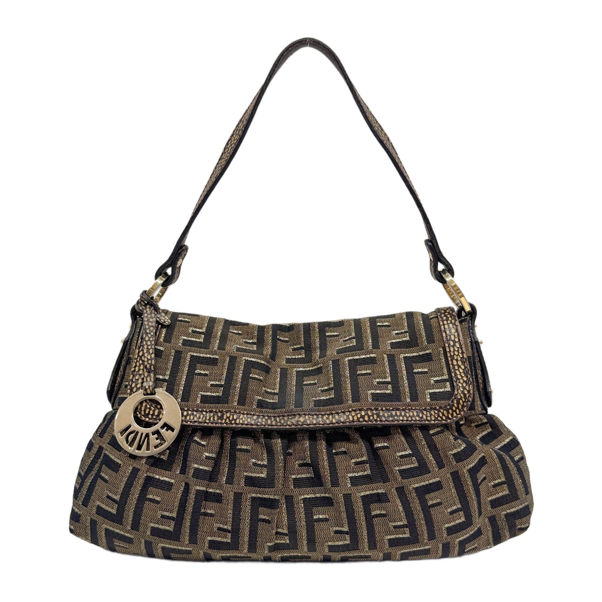 Chef Brown Zucca Canvas Shoulder Bag