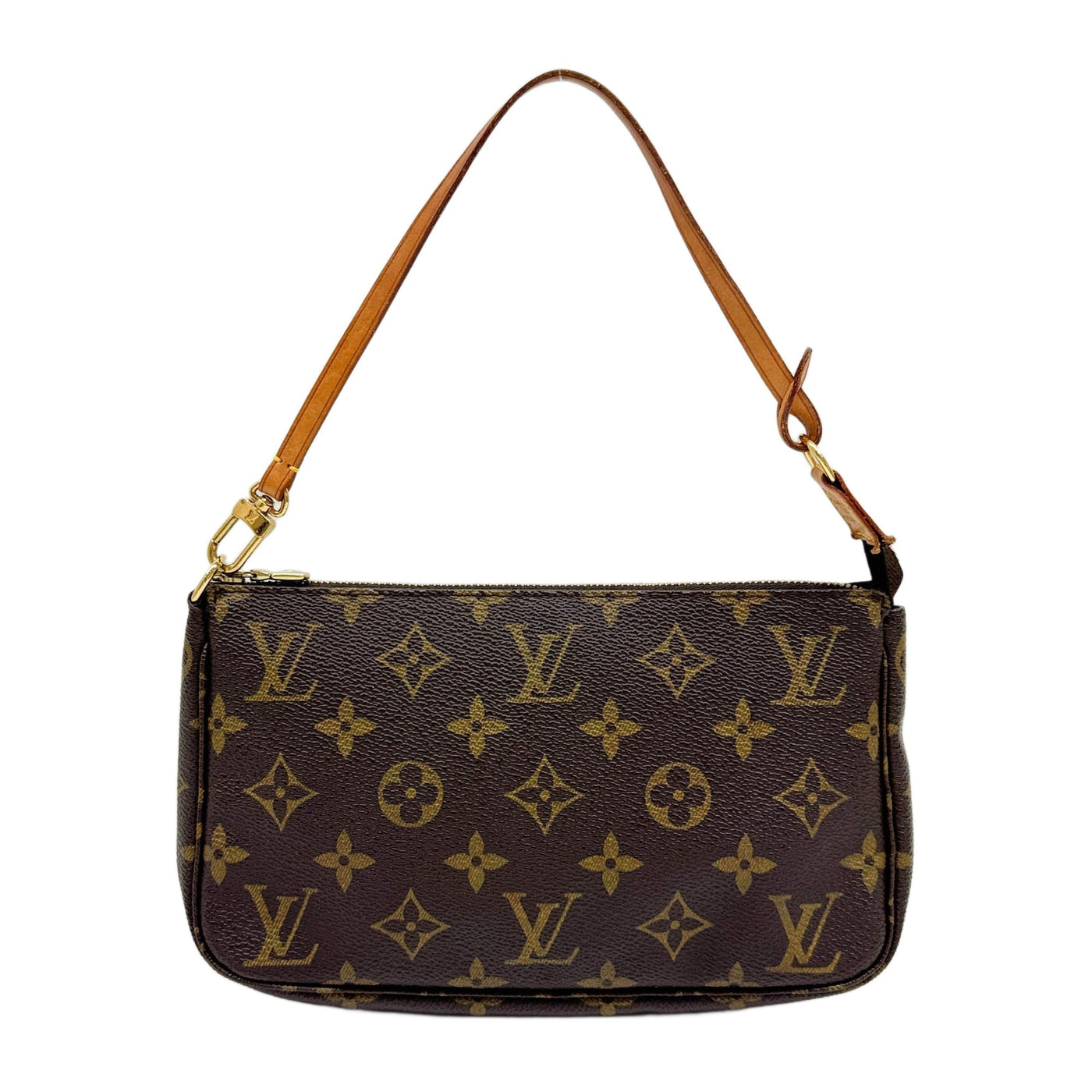 Pochette Accessoire Monogram Brown Canvas Shoulder Bag