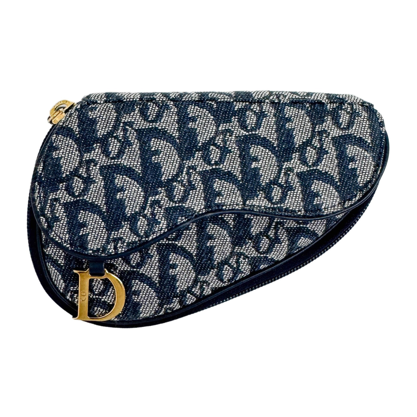 Saddle Blue Trotter Canvas Pouch Bag