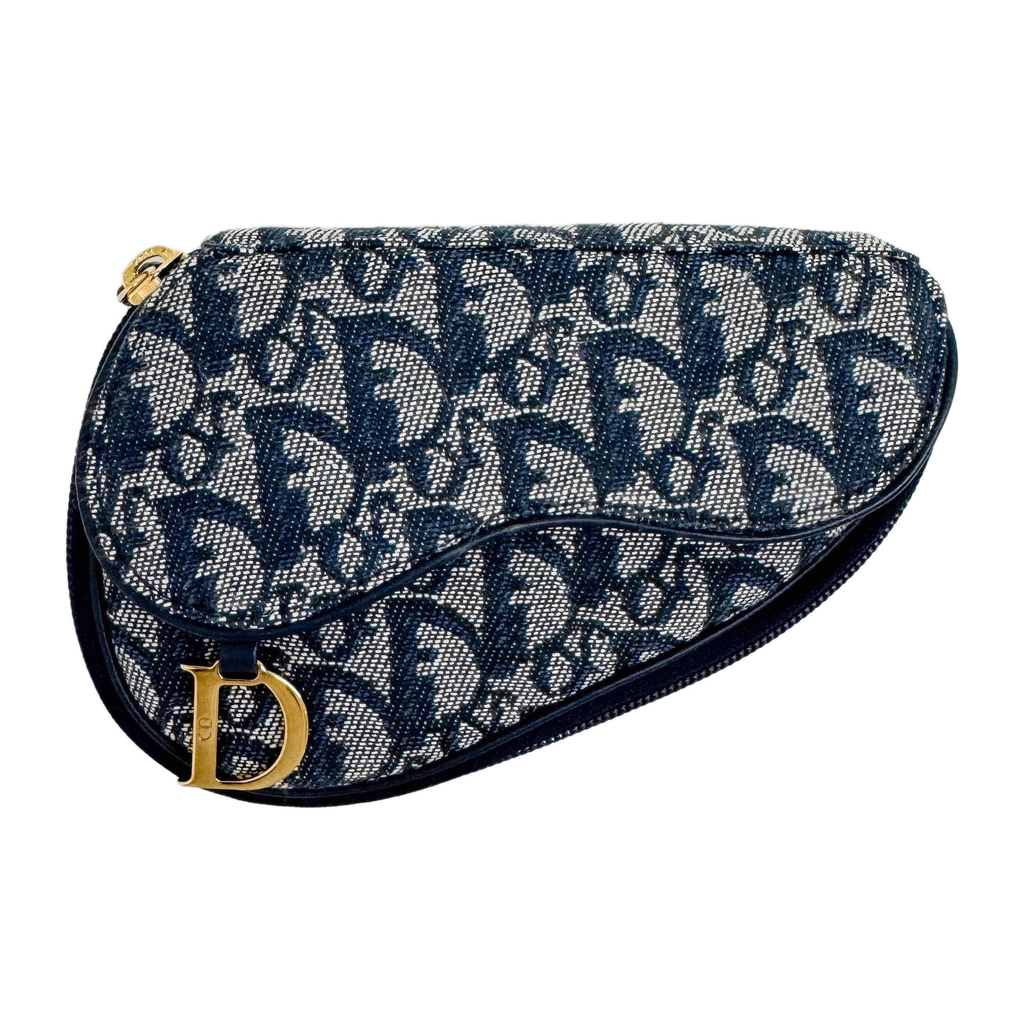 Saddle Blue Trotter Canvas Pouch Bag