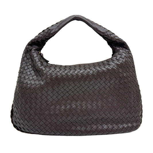 Veneta Intrecciato Brown Leather Shoulder Bag