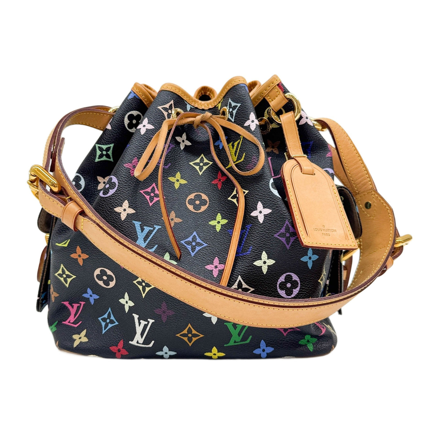 Petit Noe Multicolor Monogram Canvas Shoulder Bag