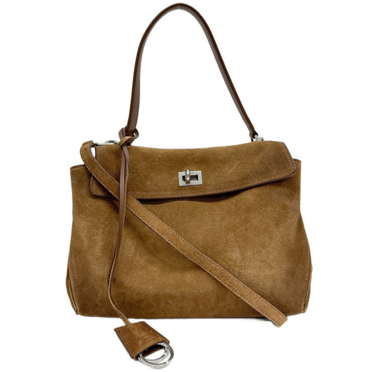 Rodeo Beige Suede Two Way Bag