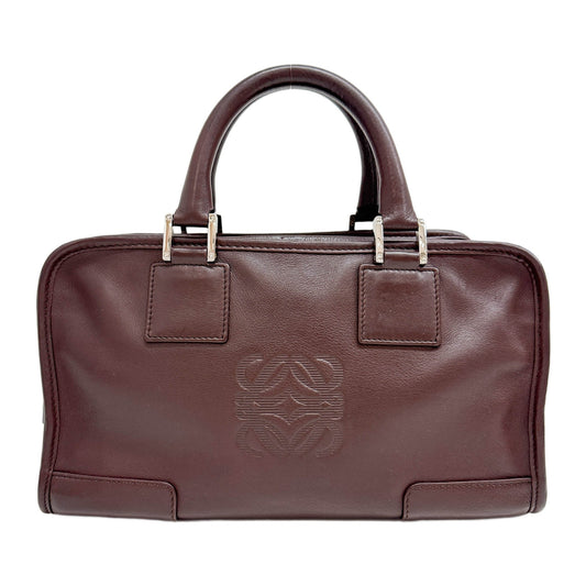 Amazona 28 Chocolate Brown Leather Handle Bag