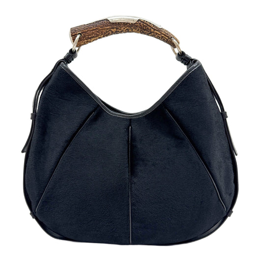 Mombasa Black Pony Hair Handle Bag