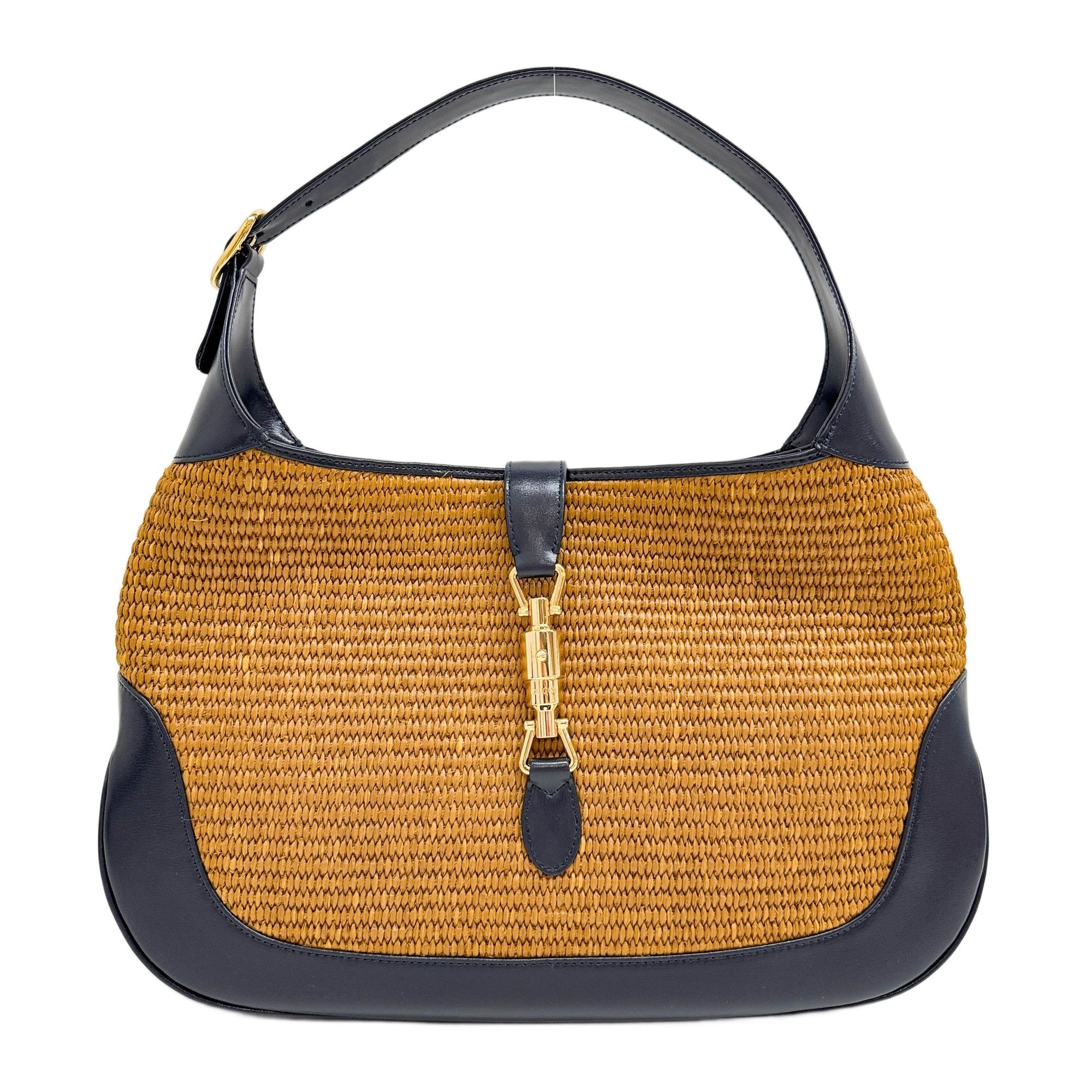 Jackie 1961 Brown Tweed Shoulder Bag