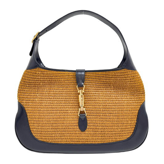 Jackie 1961 Brown Tweed Shoulder Bag