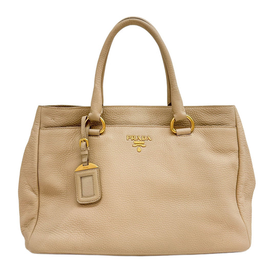 Daino Beige Leather Two Way Bag