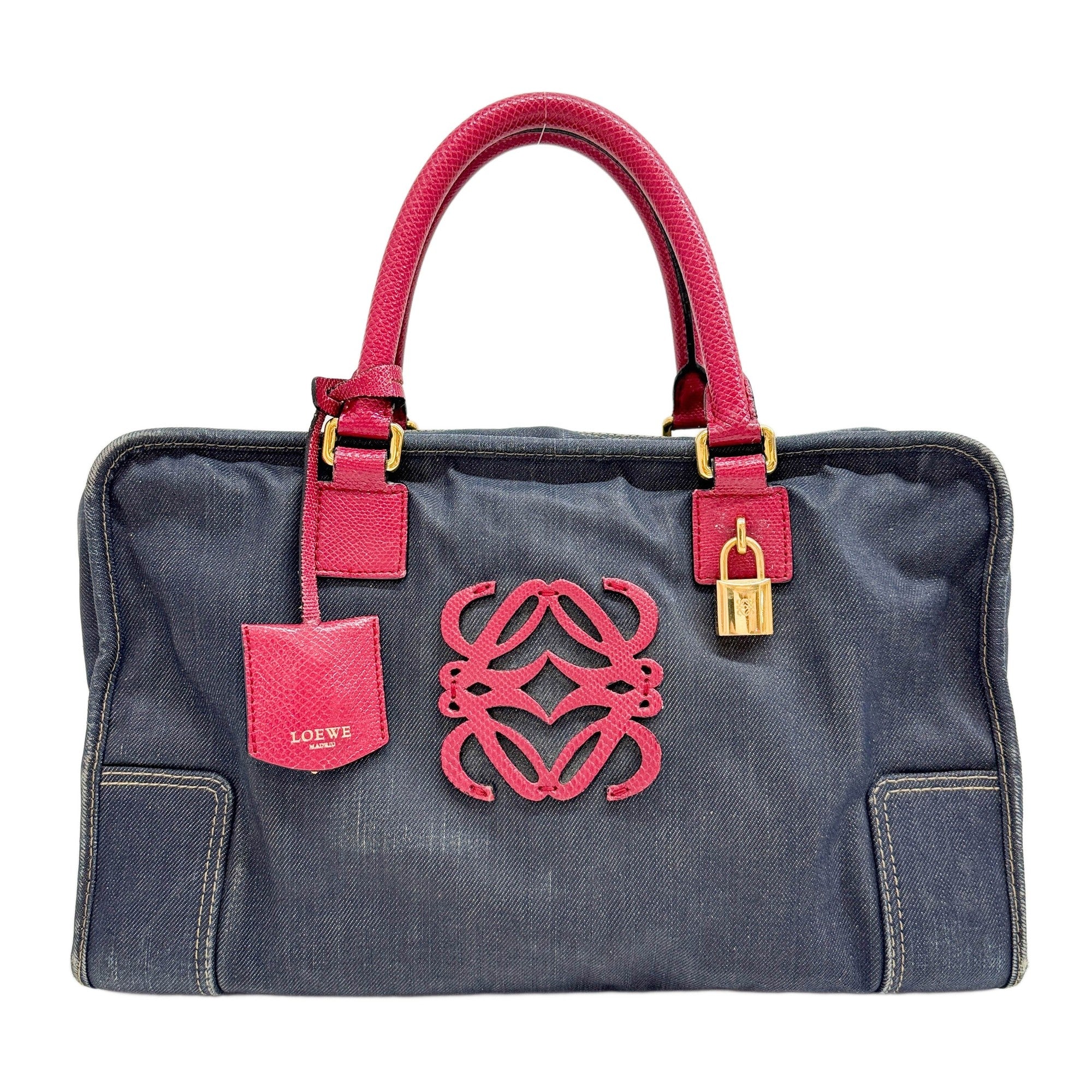 Amazona 36 Blue Denim Handle Bag