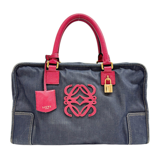 Amazona 36 Blue Denim Handle Bag